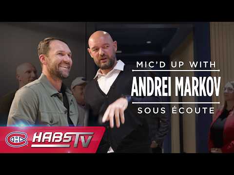 Andrei Markov mic'd up in his return to the Bell Centre