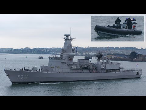 Dutch warship departs UK naval base 🇳🇱 🇬🇧