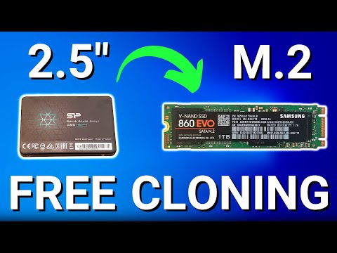 Clone Windows - 2.5 SSD to M.2 For FREE