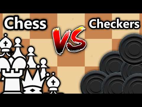 Chess Vs Checkers - Which is BETTER?