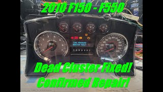 10 F150 Dead or Power cycling of the Instrument Cluster.  Easy DIY at home Repair.  IPC repair!!