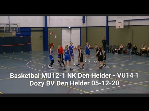 Basketbal MU12-1 Noordkop Den Helder - VU14 1 Dozy BV Den Helder 05-12-20