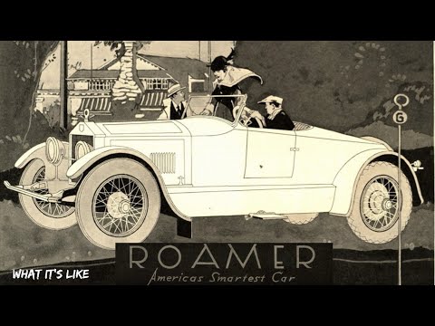 1921 Roamer, product of barley Motor Car company in Kalamazoo, Michigan