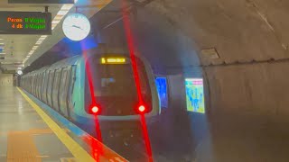 (M4 Line🟣) CAF S3500 Train 12 Departing Ünalan ￼￼[Sabiha gökçen Airport￼ Bound]