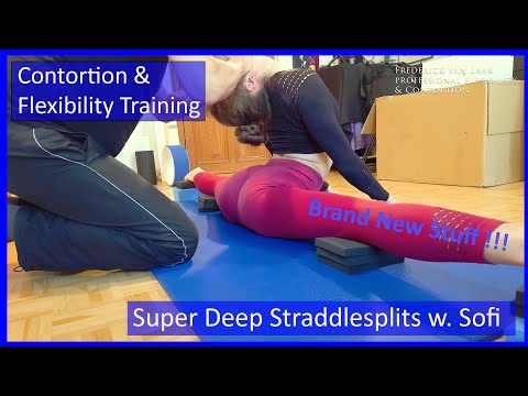 Contortion Training by Flexyart 217: Sofis Overstraddle  - Also for Yoga, Poledance, Ballet, Dance