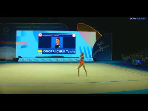 Taisiia Onofriichuk Junior Hoop Final 28,850 - European Championships Tel-Aviv 2022