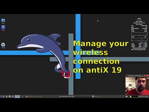 Set up your wireless connection on antiX 19
