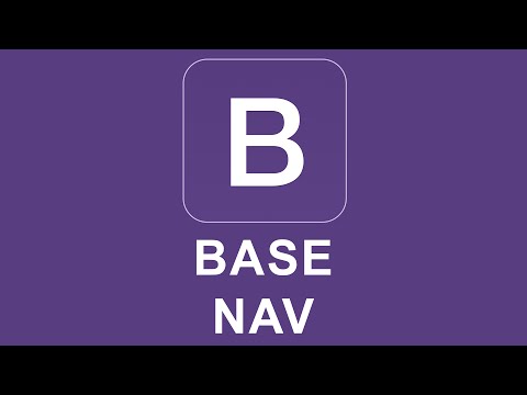 Bootstrap 4 Tutorial 32 - Base Nav