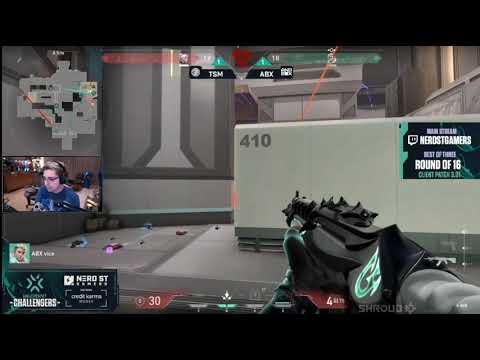 Shroud reacts to 6th overtime in TSM Vs ABOX