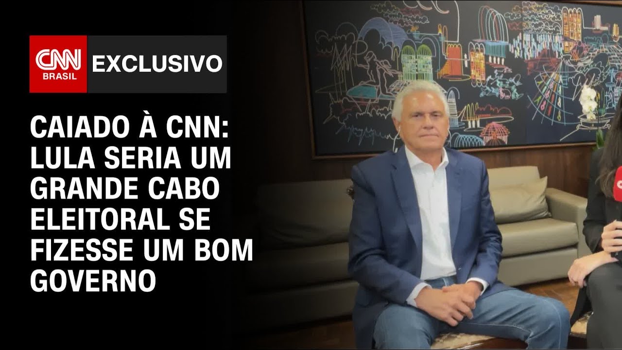 Caiado à CNN: Lula seria um grande cabo eleitoral se fizesse um bom governo | CNN 360º