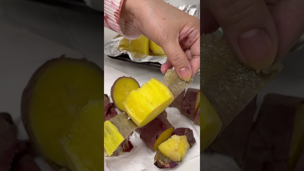 #sweetpotato #peeling #asmr #shortvideo #shorts