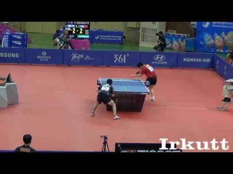 Fan Zhendong - Chuang Chih Yuan. 2014 Asian Games. Semifinal.