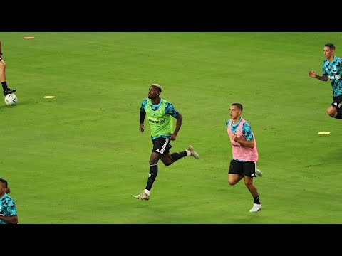 Paul Pogba First Warmup with Juventus