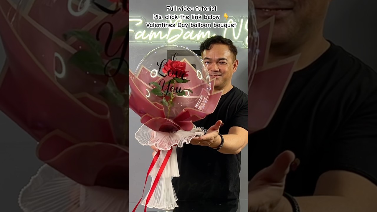 Valentines Day Balloon bouquet #balloons #globos #giftideas