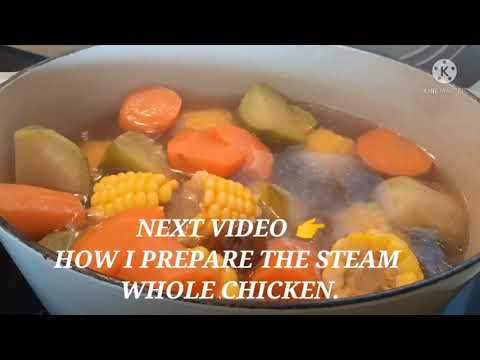 BEEF SHANK SOUP AND STEAM WHOLE CHICKEN