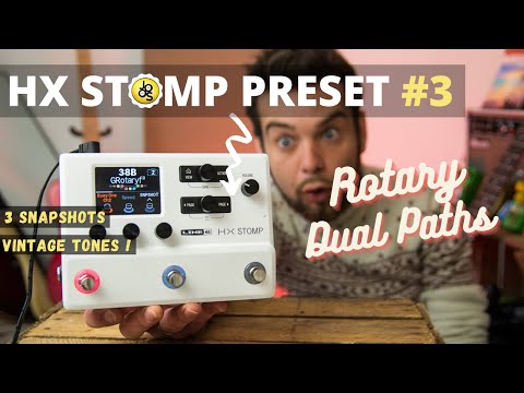 HX Stomp Preset #3 : Rotary ! | All Along The Watchtower vibe jam | Squier HSS Bullet Strat