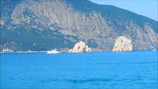preview picture of video 'Gurzuf beaches (Crimea) - Пляжи Гурзуфа (Крым)'