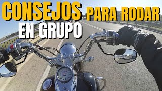 CONSEJOS para RODAR en GRUPO en moto | SEÑALES MOTERAS y QUÉ NO HACER RODANDO EN GRUPO