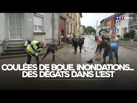 Coulées de boue, inondations... Des dégâts dans l'Est