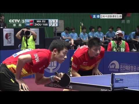 2013 Asian Championships (md-final) Ma Long / Xu Xin - Yan An / Zhou Yu [HD] [Full match/chinese]