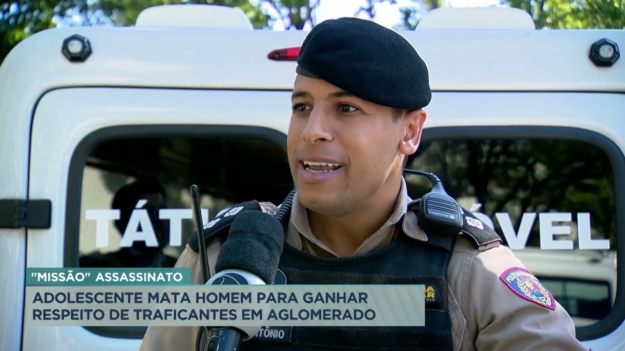 BH: adolescente mata homem para ganhar respeito de traficantes