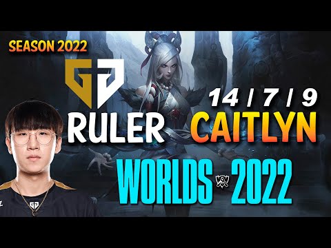 Gen Ruler CAITLYN ADC vs HEIMERDINGER - NA Ranked - WORLDS 2022