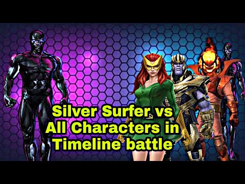 Silver Surfer Timeline Battle Gameplay Guide - Marvel Future Fight