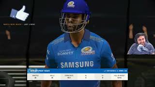 Mumbai Indians vs Royal Challengers Bangalore IPL 2022 Highlights Cricket 22 Gameplay