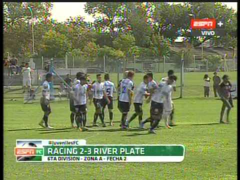JUVENILES A 2014. 4ta, 5ta y 6ta. RACING - RIVER PLATE. ESPN