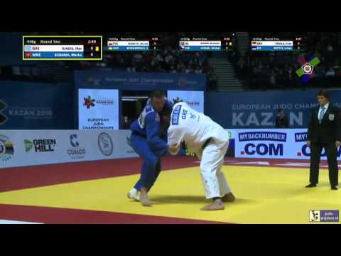 Judo 2016 European Championships Kazan: Iliadis (GRE) - Bubanja (MNE) [-90kg]