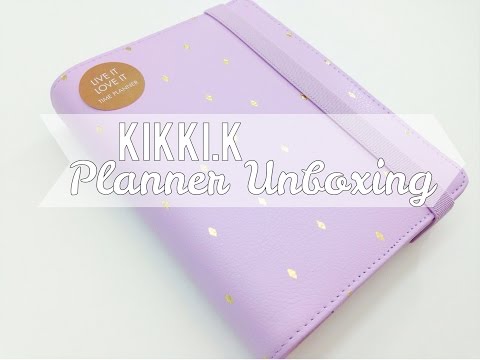 *キッキー.kプランナーアンボックス。ライラック*さん (*Kikki.k Planner Unboxing: Lilac*)