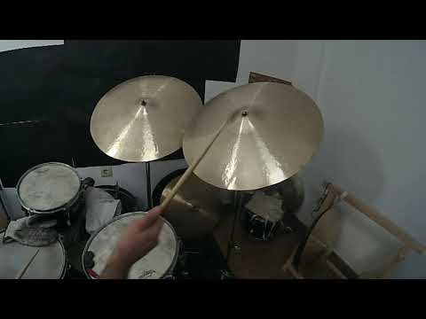 19" 1430g thin jazz crash ride cymbal MATTIA BOURGIS HANDMADE