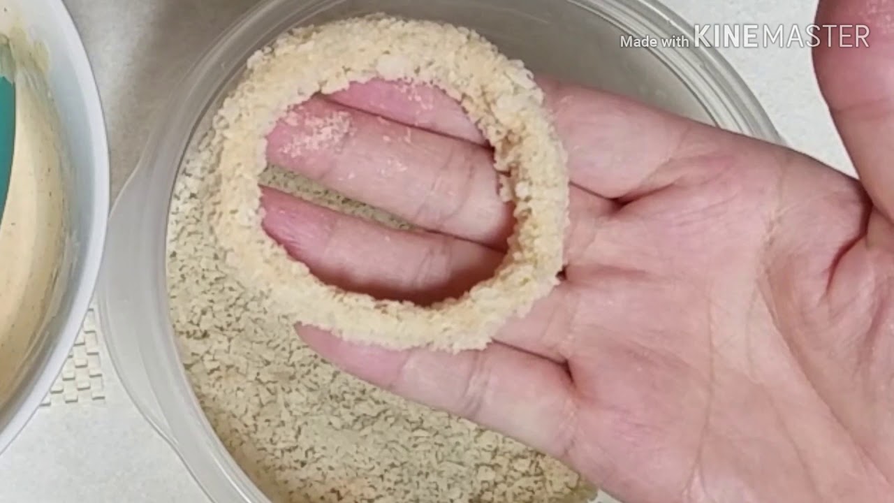 Préparer des oinions rings