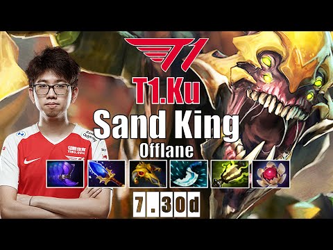 Sand King Offlane | T1.Ku | KUKU SAND KING IS READY FOR TI 10 | 7.30d Gameplay Highlights