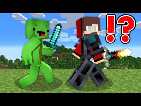 OVERPOWERED Speedrunner ARMOR VS Hunter in Minecraft JJ and Mikey Challenge (Maizen Mizen Mazien)