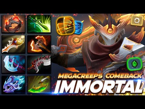 Juggernaut Immortal Megacreeps Comeback - Dota 2 Pro Gameplay [Watch & Learn]