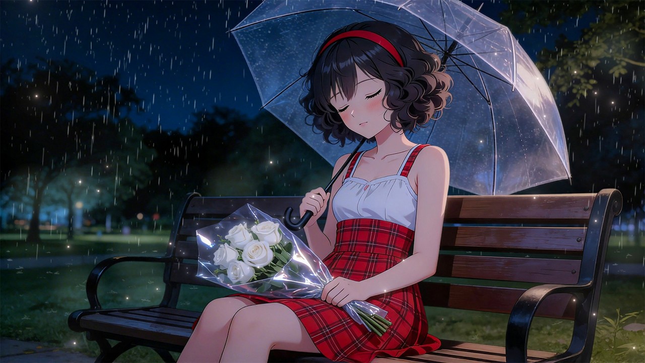 Healing Sleep Within 3 Minutes with Rain Sound🌧️Melatonin Release,Stop Overthinking💤Peaceful Night