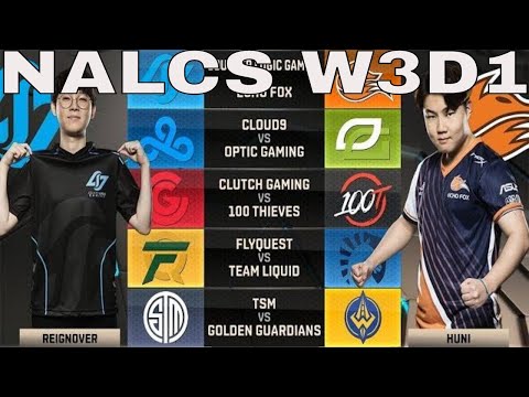 NA LCS Highlights ALL GAMES Week 3 Day 1 / W3D1 Spring 2018