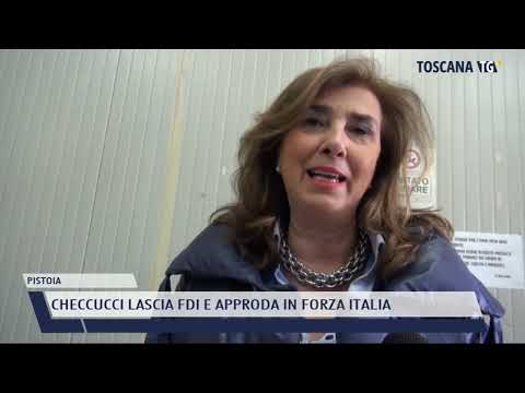 2022-03-11 PISTOIA - CHECCUCCI LASCIA FDI E APPRODA IN FORZA ITALIA