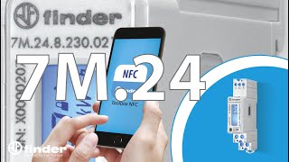7M.24-es egyfázisú elektronikus fogyasztásmérők konfigurálása okostelefonnal