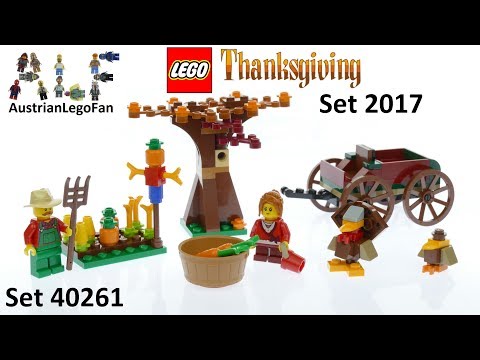 Vidéo LEGO Saisonnier 40261 : La récolte de Thanksgiving