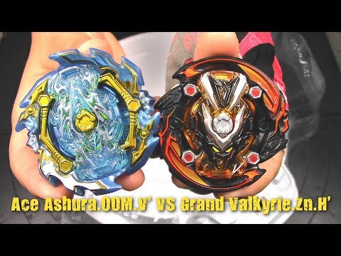 BATTLE: ICE PRISON ACE ASHURA vs GIANTS GRAND VALKYRIE!! Beyblade Burst GT ベイブレードバースト ガチ