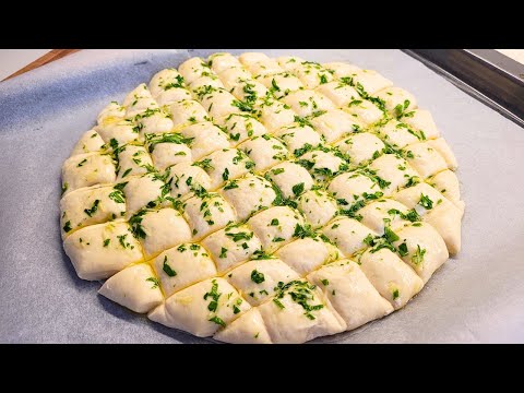 Этот домашний хлеб вкуснее пиццы! Быстрый рецепт хлеба за 20 минут.И в магазин ходить не нужно.