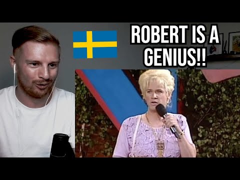 Reaction To Robert Gustafsson - Berit på Skansen (Swedish Comedy)