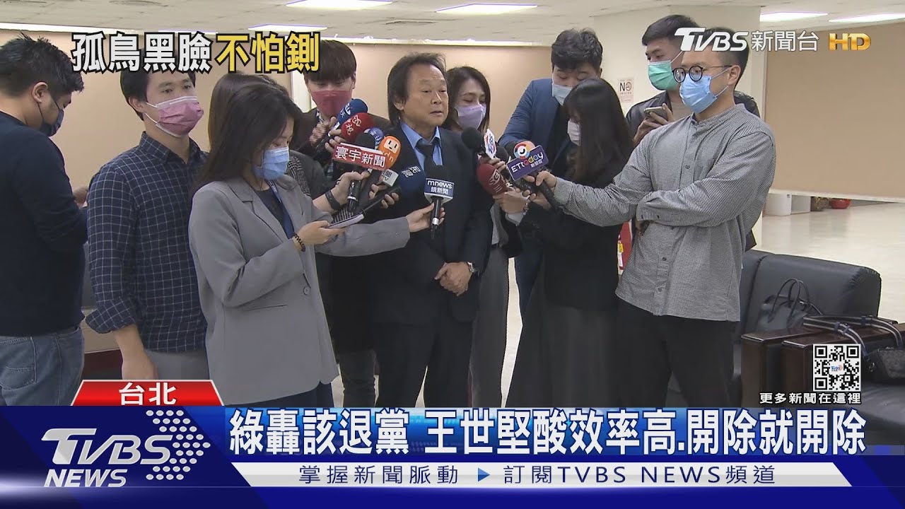 綠轟該退黨 王世堅酸效率高、開除就開除