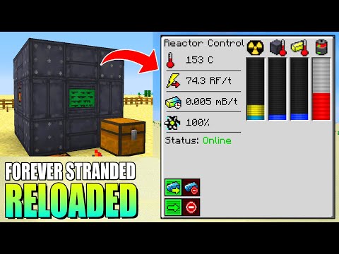 Atomreaktor gebaut! Strom ohne Ende! - Minecraft Modpack Forever Stranded #20