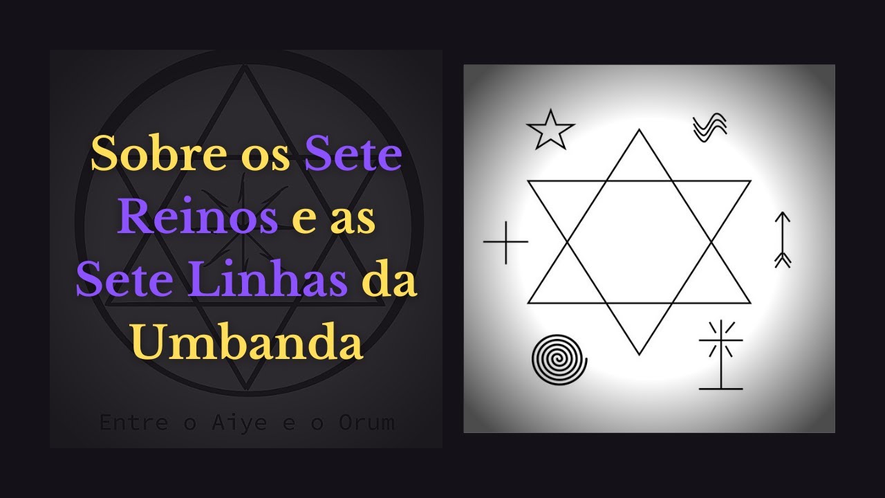 OS SETE REINOS EM RELAÇÃO ÀS SETE LINHAS