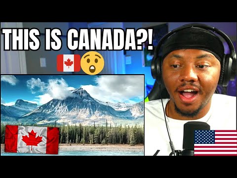 AMERICAN REACTS To Amazing Places to Visit in Canada