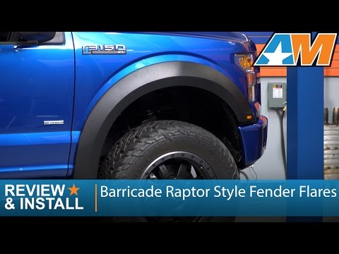 2015-2017 Ford F-150 Barricade Raptor Style Fender Flares Review & Install