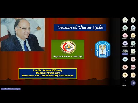 Physiology. Ovarian and uterine cycles by Prof. Ahmed ElGendy